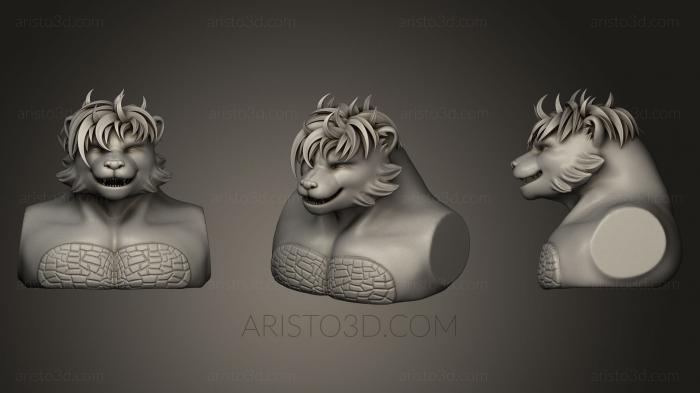 Busts of heroes and monsters (BUSTH_0393) 3D model for CNC machine